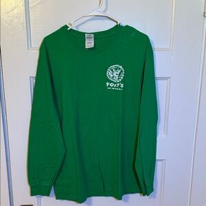 Gildan Green Long Sleeve Tee